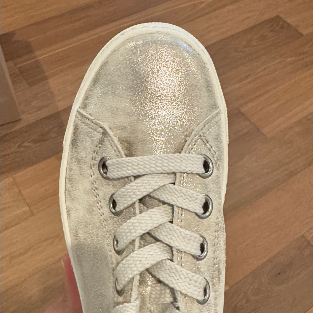 Authentic New Paul Green Bixby Platform Sneaker Mineral Metallic Size UK 4.5 - Picture 15 of 16